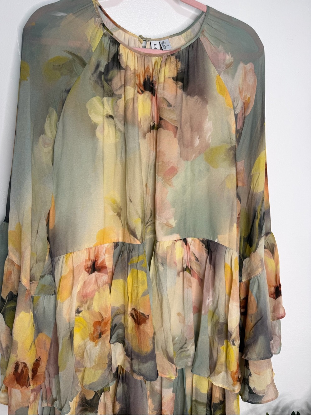 OTHER & STORIES FLOUNCED MAXI DRESS - Picture 6 of 8